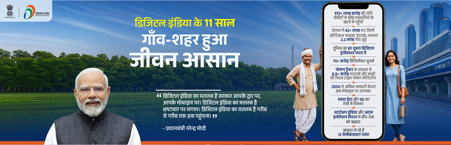 Celebrating 11 years of Digital India