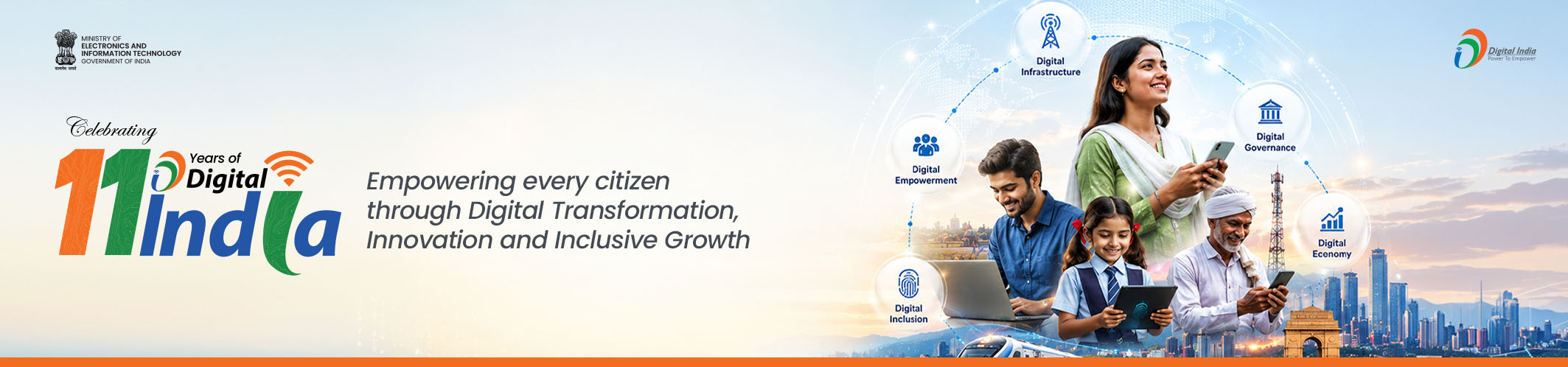 Celebrating 11 years of Digital India