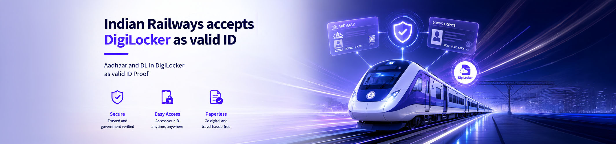 Indian Railways accept Digilocker as valid ID