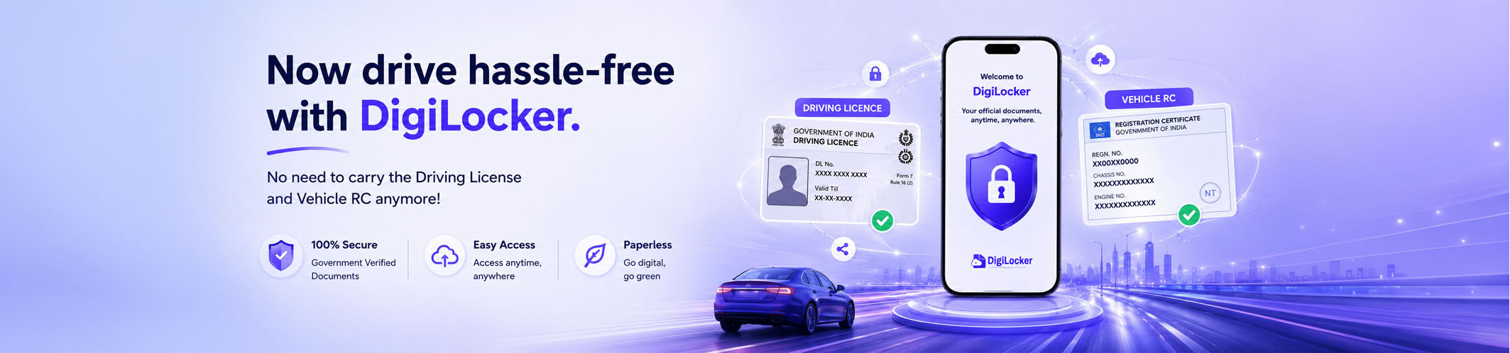 Now drive hassle-free with Digilocker