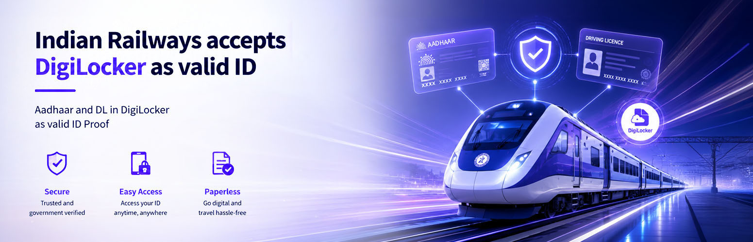 Indian Railways accept Digilocker as valid ID