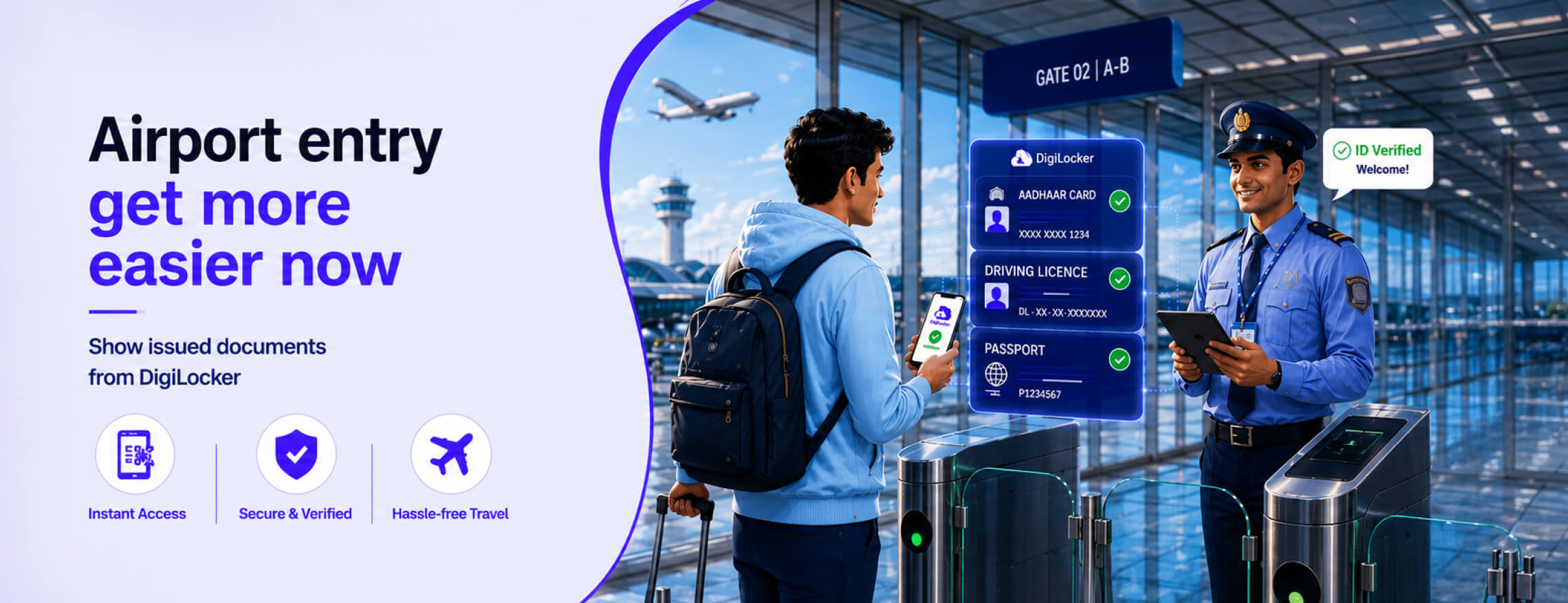 Airport entry get more easier now
