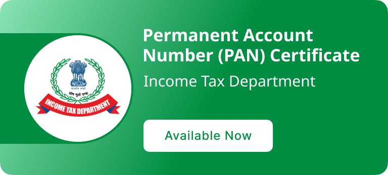 Permanent Account Number (PAN) Certificate